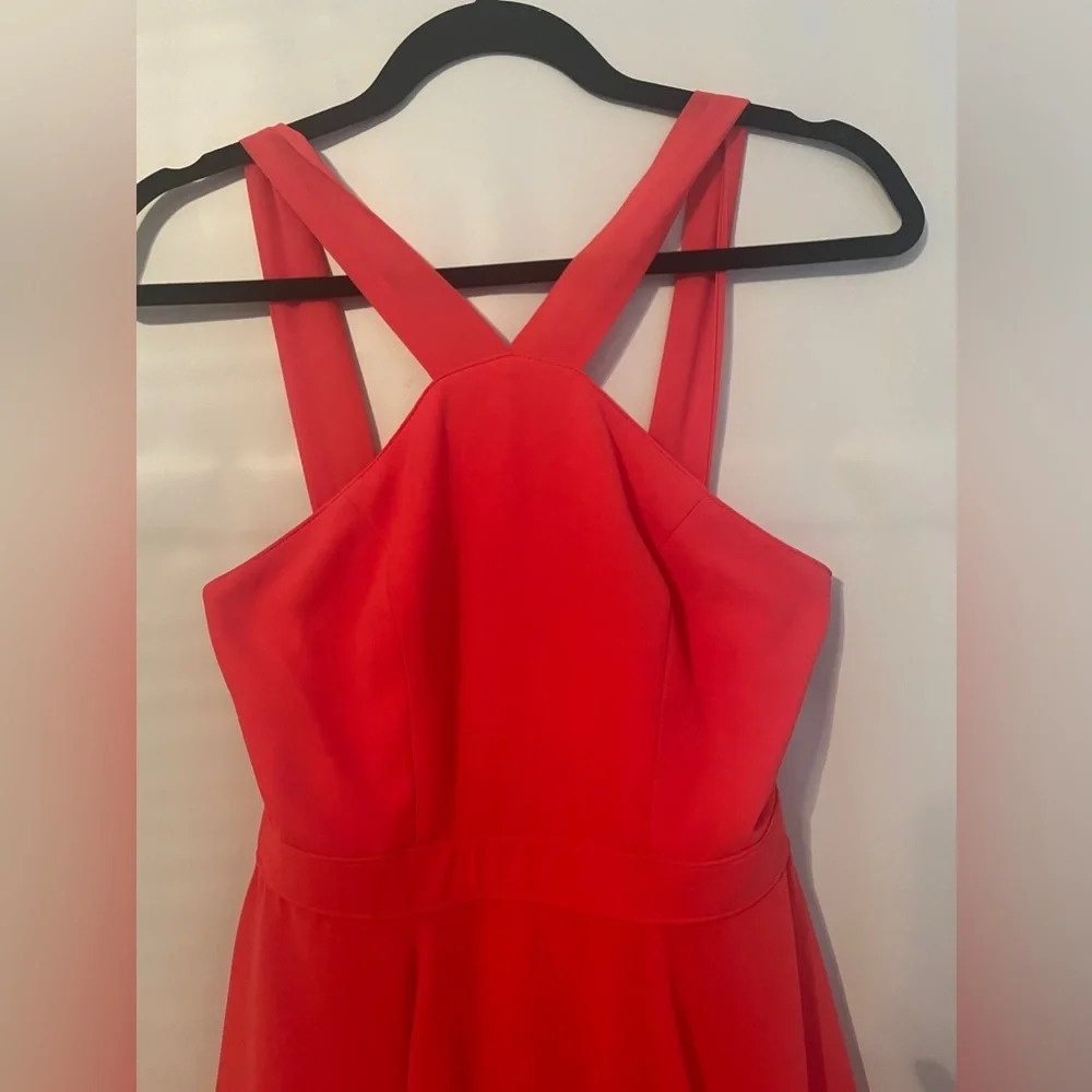 Lulus Forevermore Coral Skater Dress - Picture 5 of 7